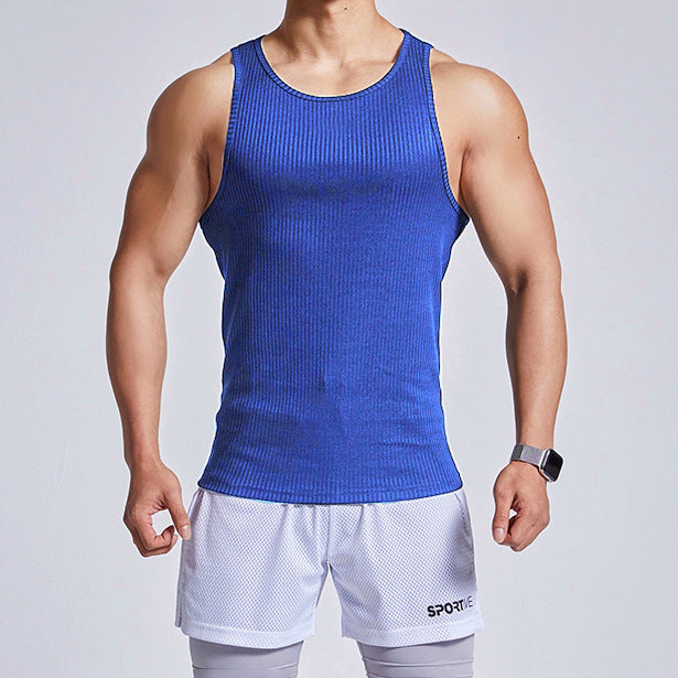 Fitness Vest Men Tops Outdoor Running