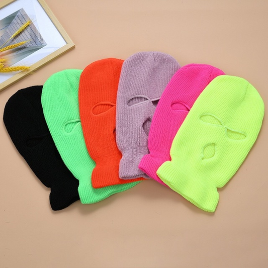 Windproof wool knitted hat