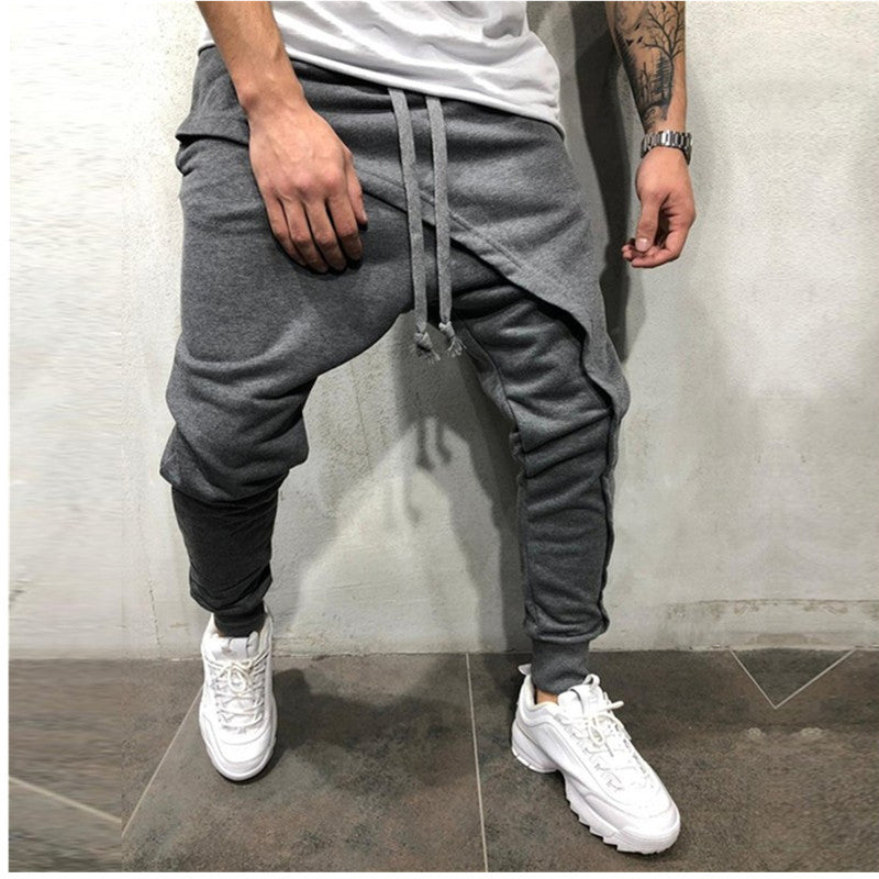 Jogging Pants Hip Hop Jogging Pants Slim Casual Sports Drawstring Pants Men