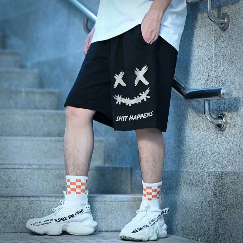 Summer Basketball Shorts Trend Loose Casual Sports Five-point Pants