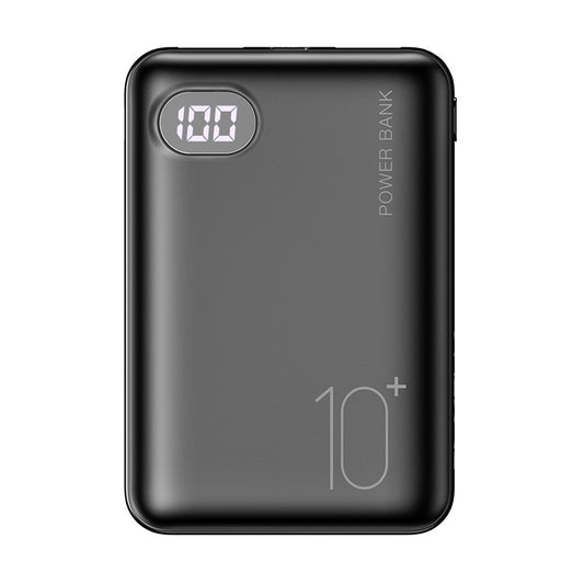 10000mAh two usb digital display power bank