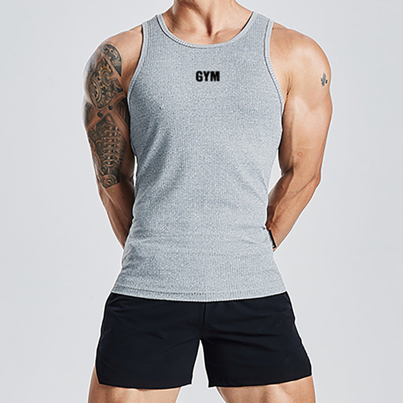 Fitness Vest Men Tops Outdoor Running