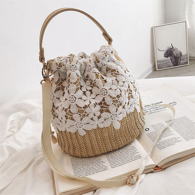 Summer straw bag