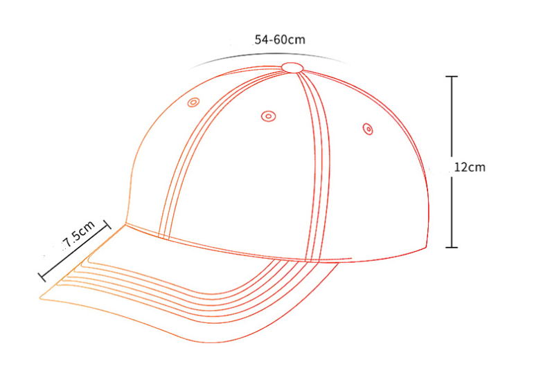 Embroidery Baseball Peaked Cap