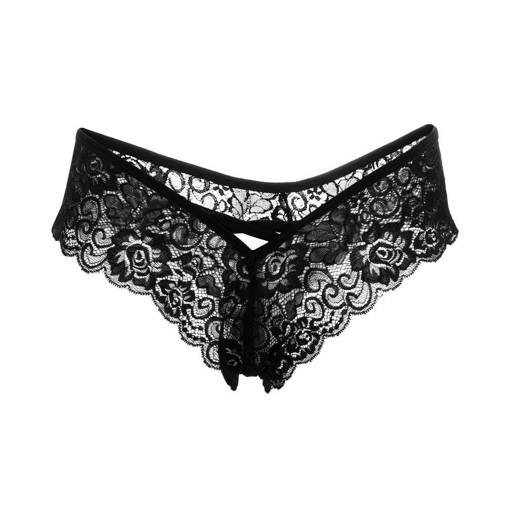 Lace cross lace underwear