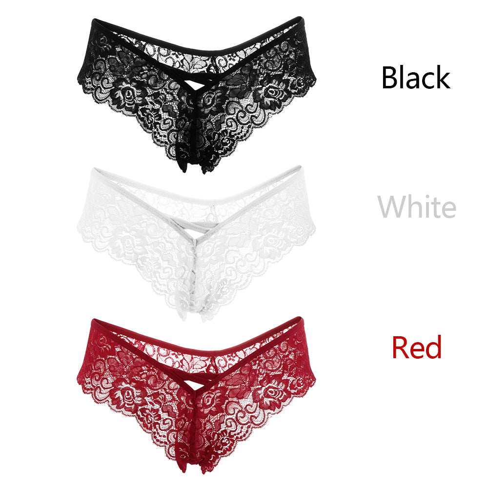 Lace cross lace underwear