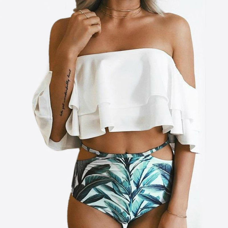 Shoulder summer swimsuit bikini