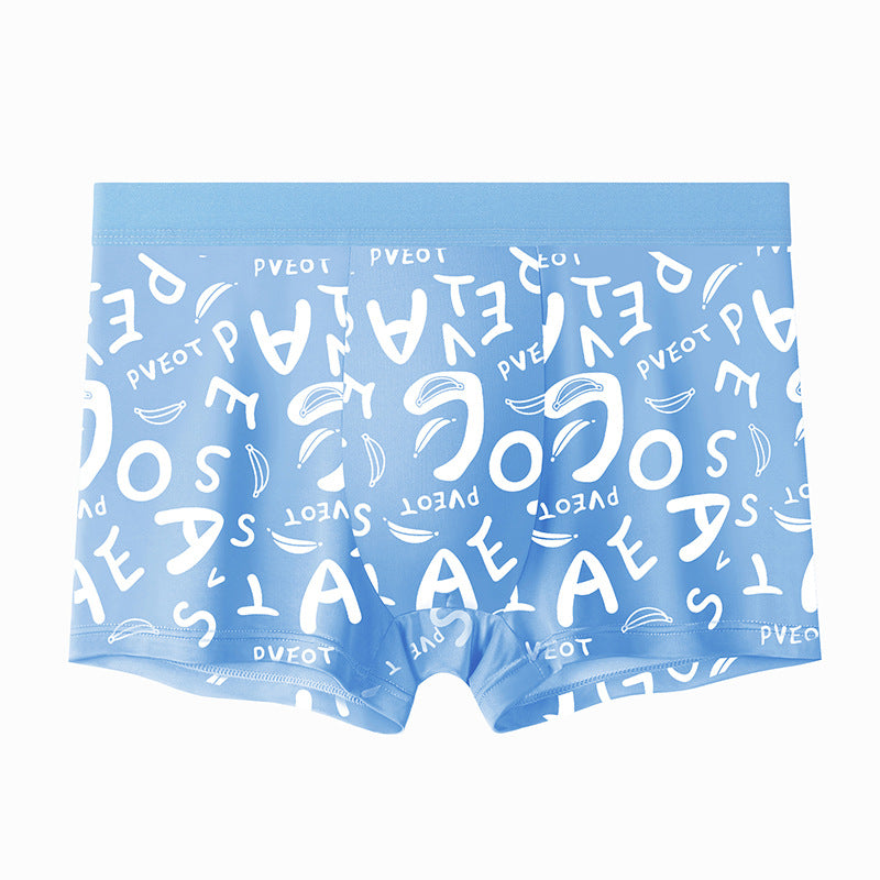 Medium waist breathable thin boxer shorts