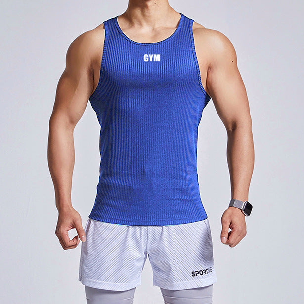 Fitness Vest Men Tops Outdoor Running