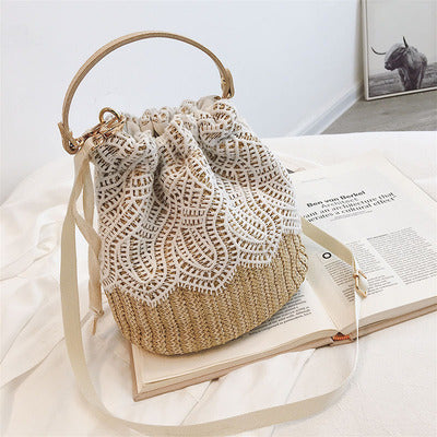 Summer straw bag