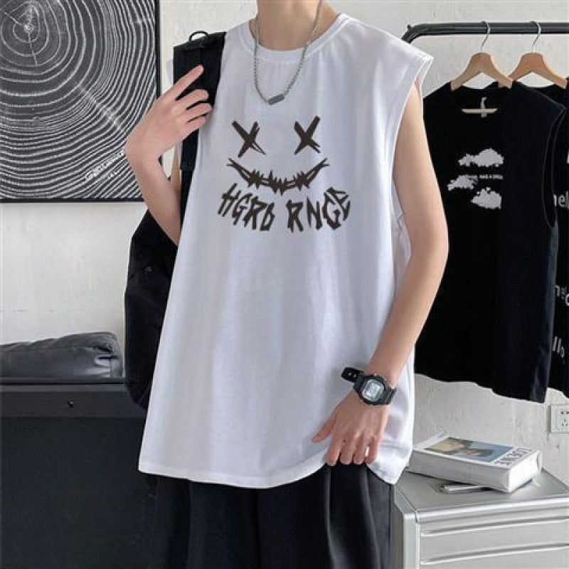 Men's Loose Summer Thin T-shirt Vest