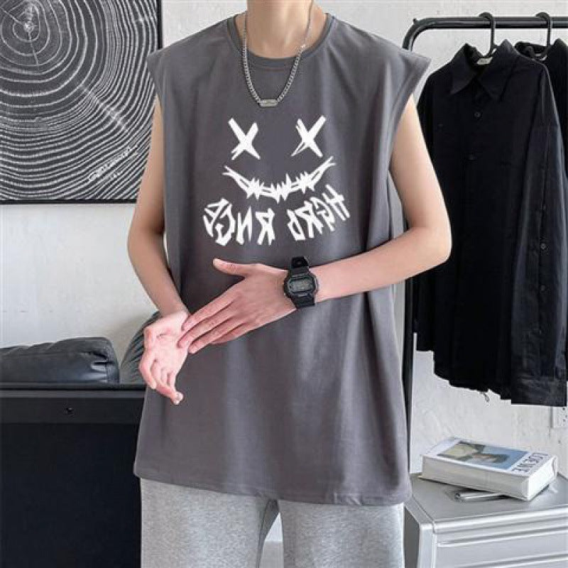 Men's Loose Summer Thin T-shirt Vest