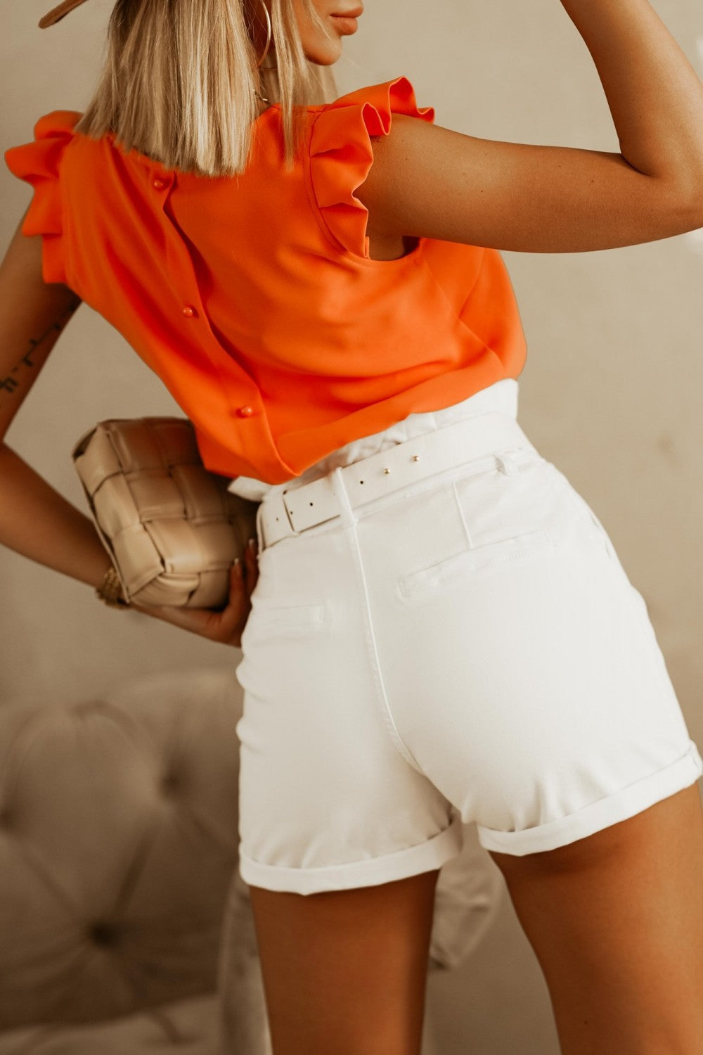 Summer Solid Color Short-sleeved Shirt