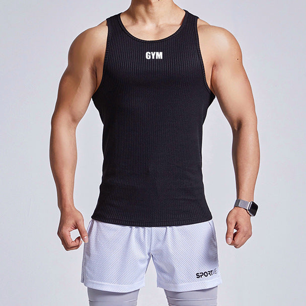 Fitness Vest Men Tops Outdoor Running