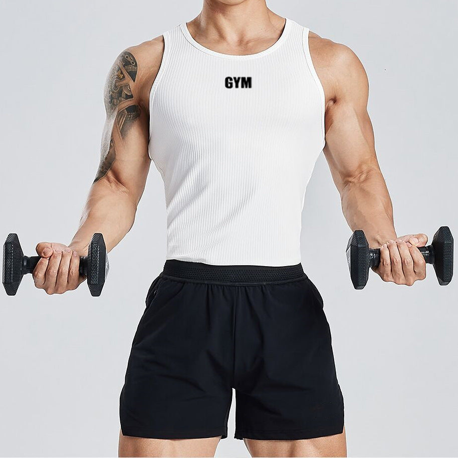 Fitness Vest Men Tops Outdoor Running