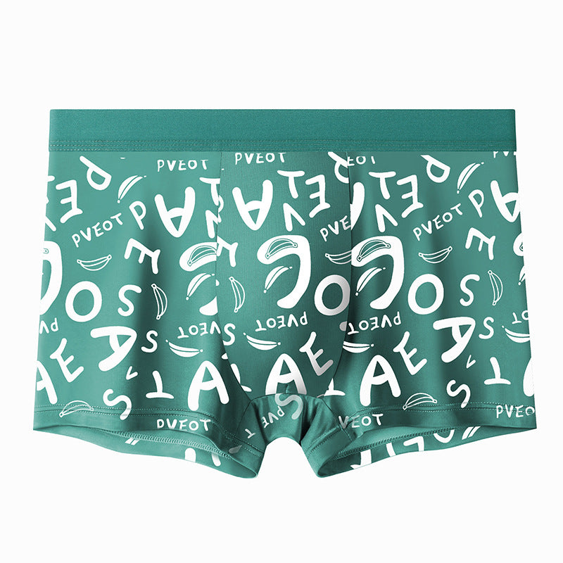 Medium waist breathable thin boxer shorts