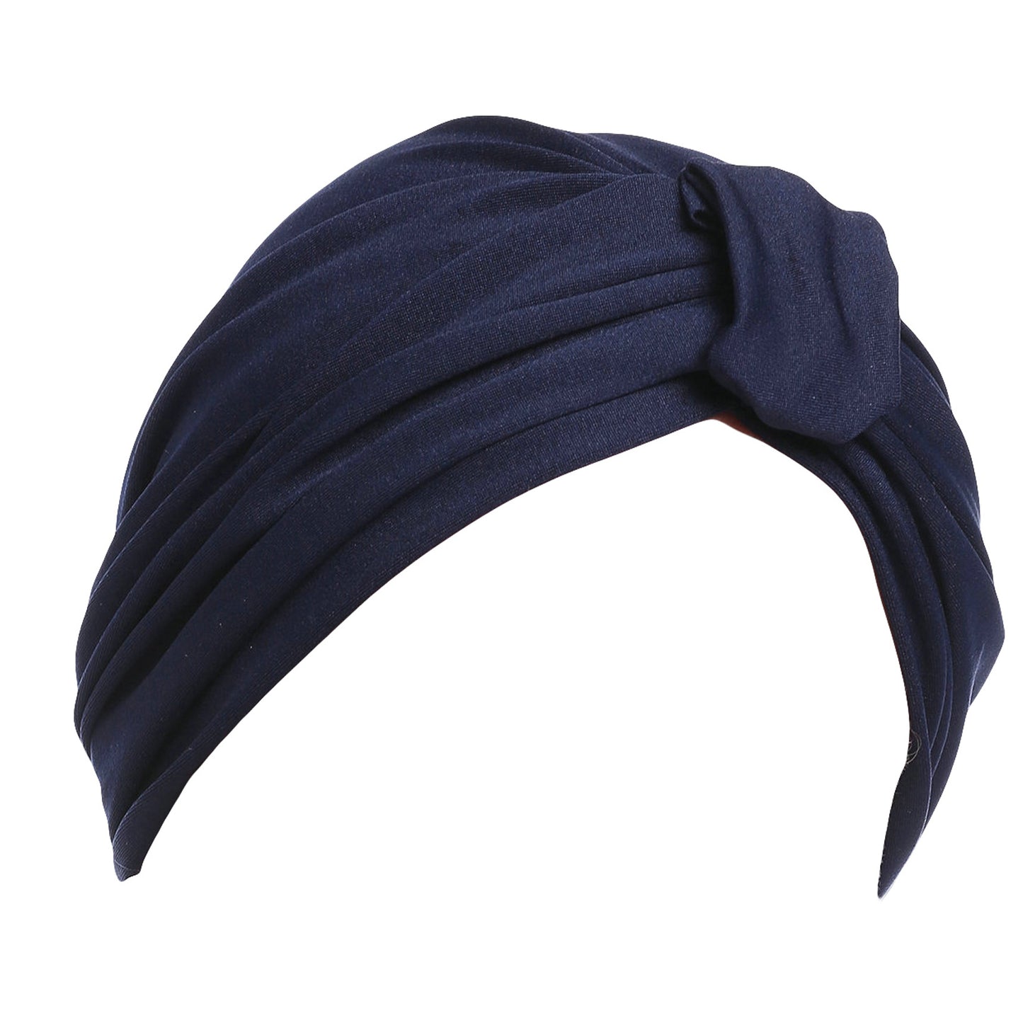 Angled Cotton Faux Knit Fabric Solid Yoga Indian Hat