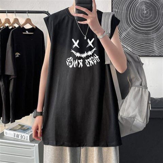 Men's Loose Summer Thin T-shirt Vest